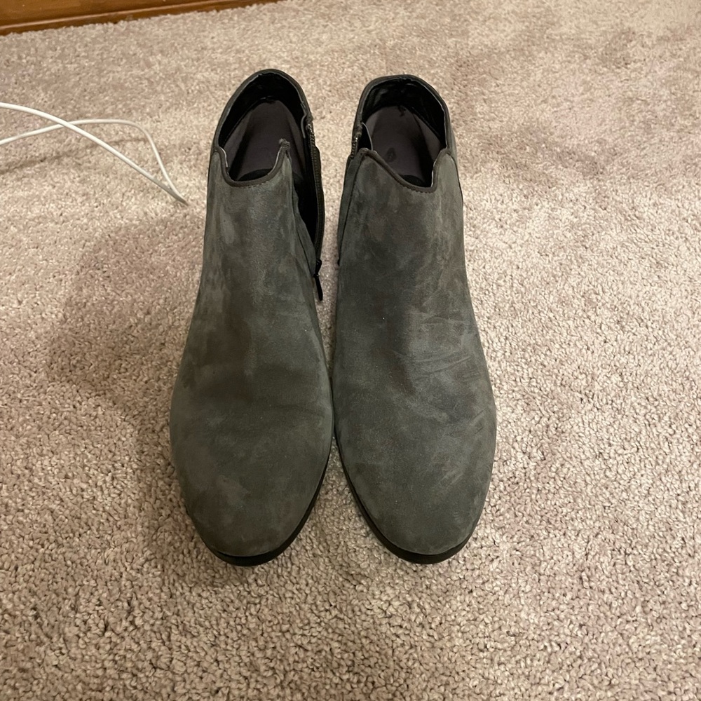 Sam Edelman charcoal grey booties sz 9.5